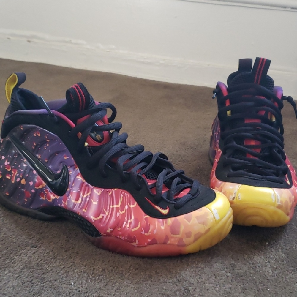 Nike rainbow foamposites sneakers